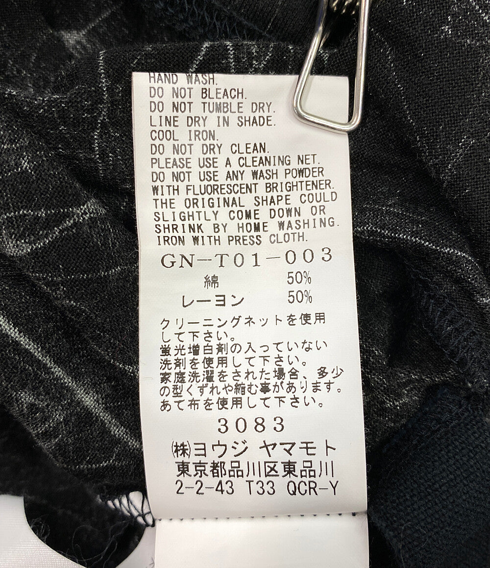 グラウンドワイ 獄門疆バックプリントTシャツ メンズ SIZE 3 GROUND Y×呪術廻戦