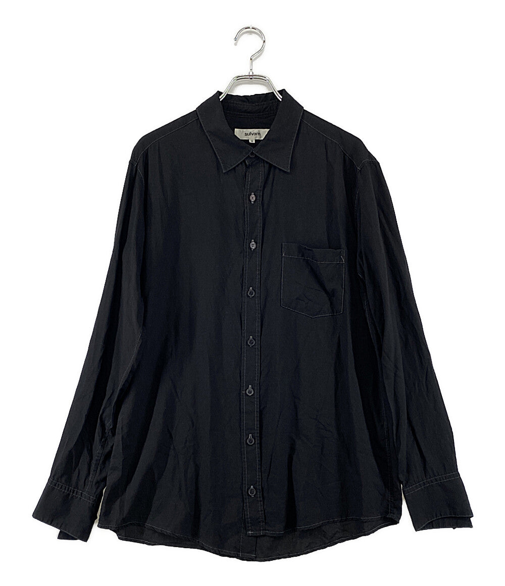 サルバム  長袖シャツ レーヨン      メンズ SIZE M  SULVAM