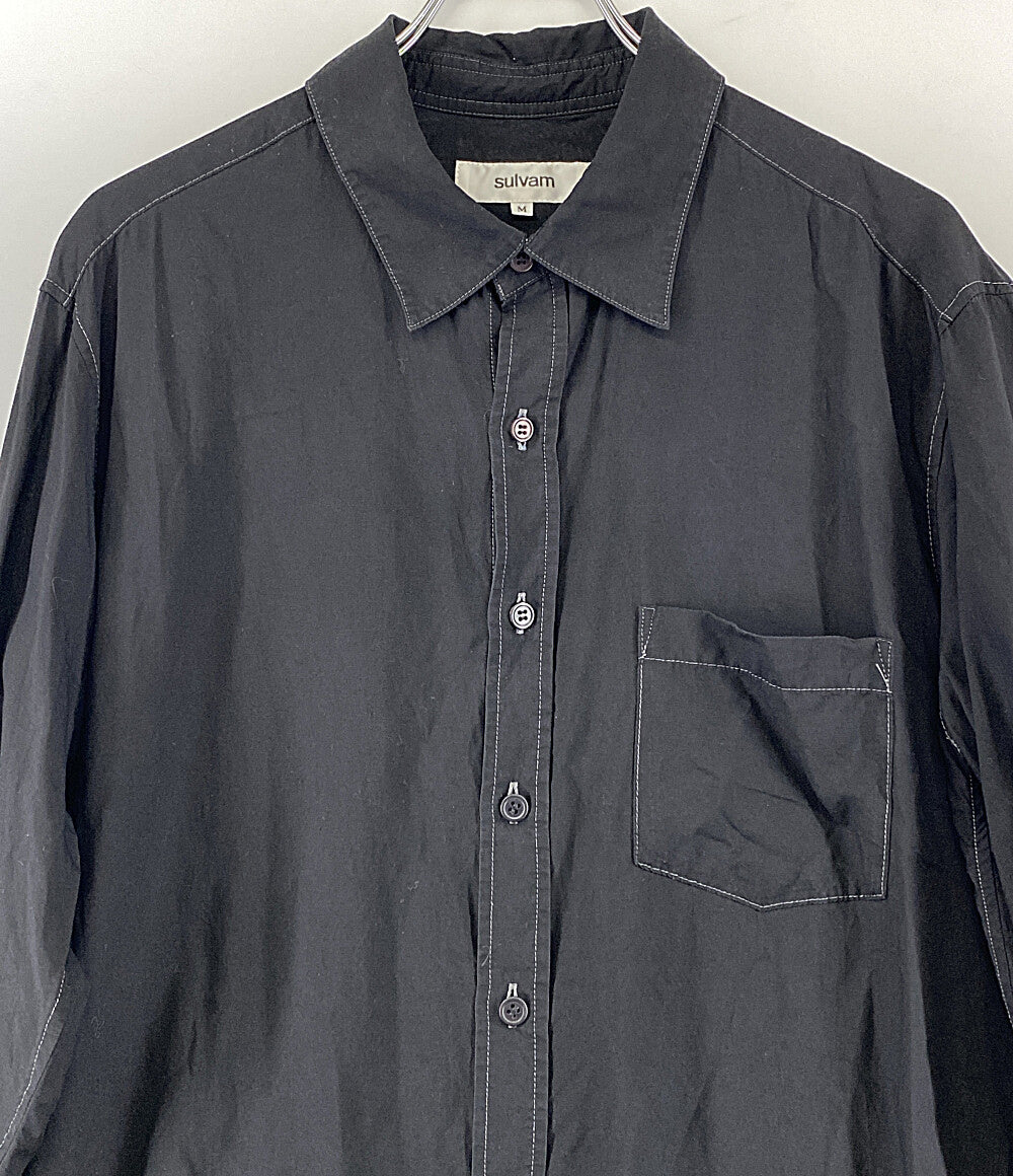 サルバム  長袖シャツ レーヨン      メンズ SIZE M  SULVAM