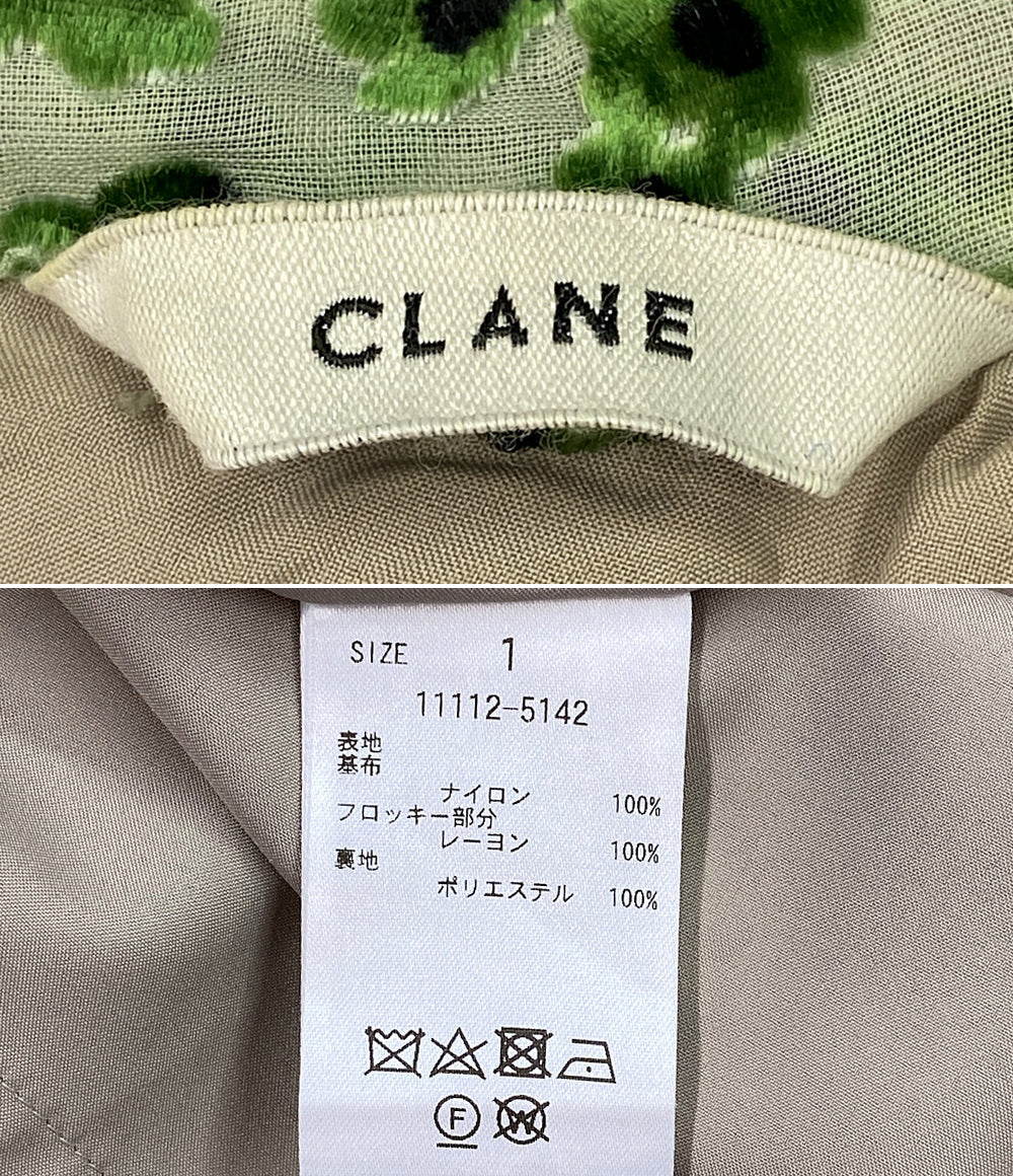 クラネ  総柄ワンピース      レディース SIZE 1  CLANE