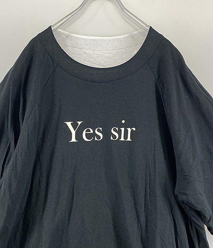 アンダーカバー  カットソー No Sir Yes Sir リバーシブル ホワイト ブラック 23AW     レディース SIZE 3  UNDERCOVER