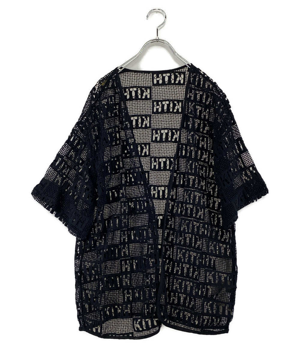 KITH キス 半袖カーディガン ロゴレース レディース SIZE L