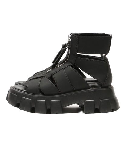 ジーナシス  サンダル zip グラディエ-タ-サンダル      レディース SIZE M  JEANASIS