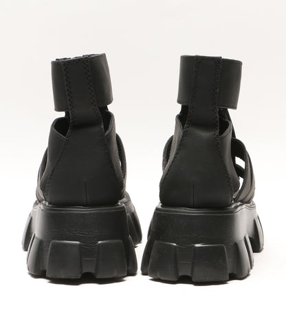 ジーナシス  サンダル zip グラディエ-タ-サンダル      レディース SIZE M  JEANASIS