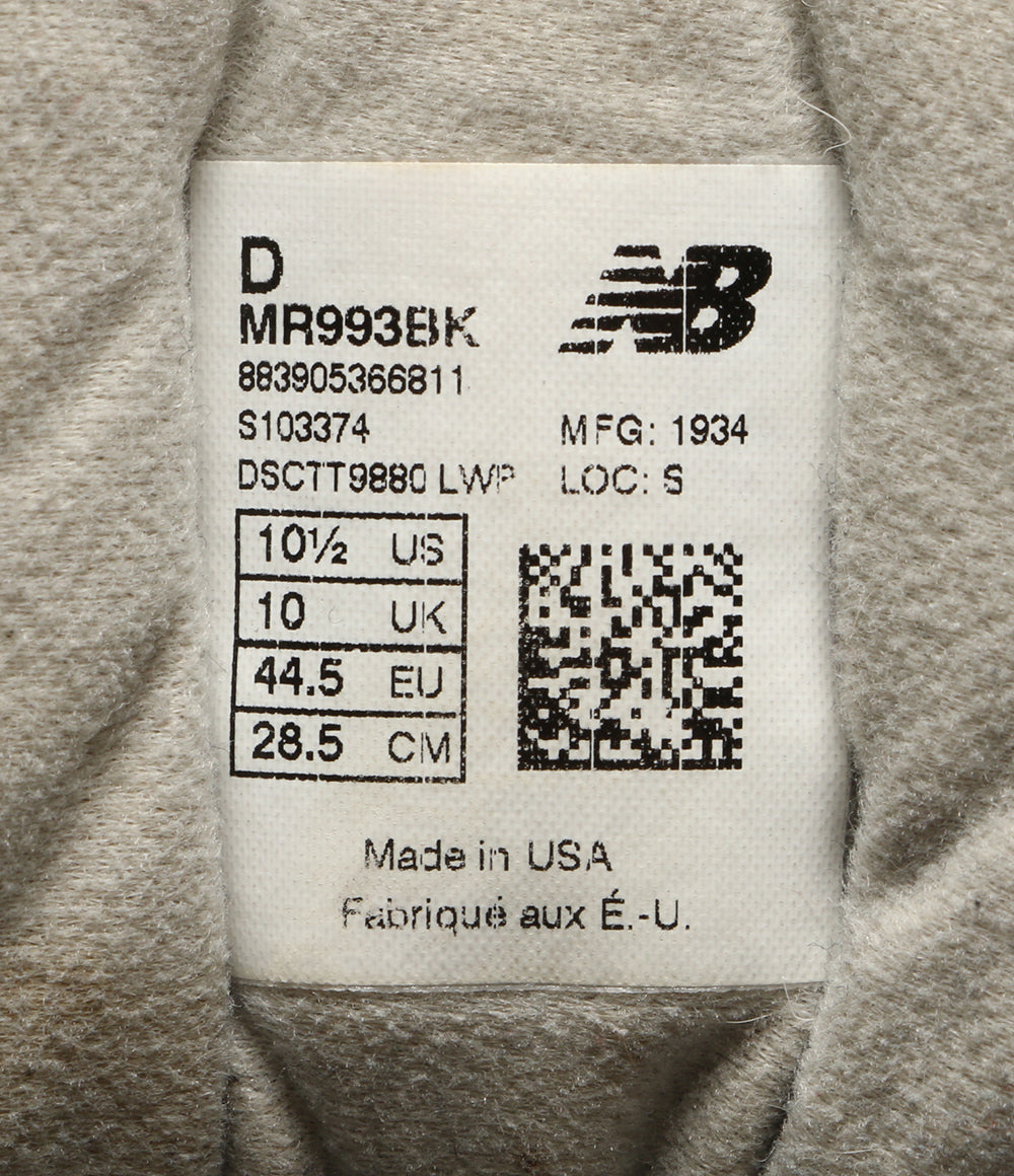 new balance スニーカー MR993BK メンズ SIZE 28.5cm ニューバランス