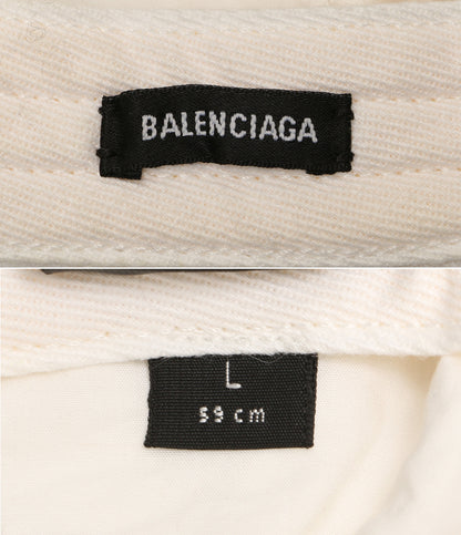 バレンシアガ 美品 キャップ ホワイト      レディース SIZE L  BALENCIAGA