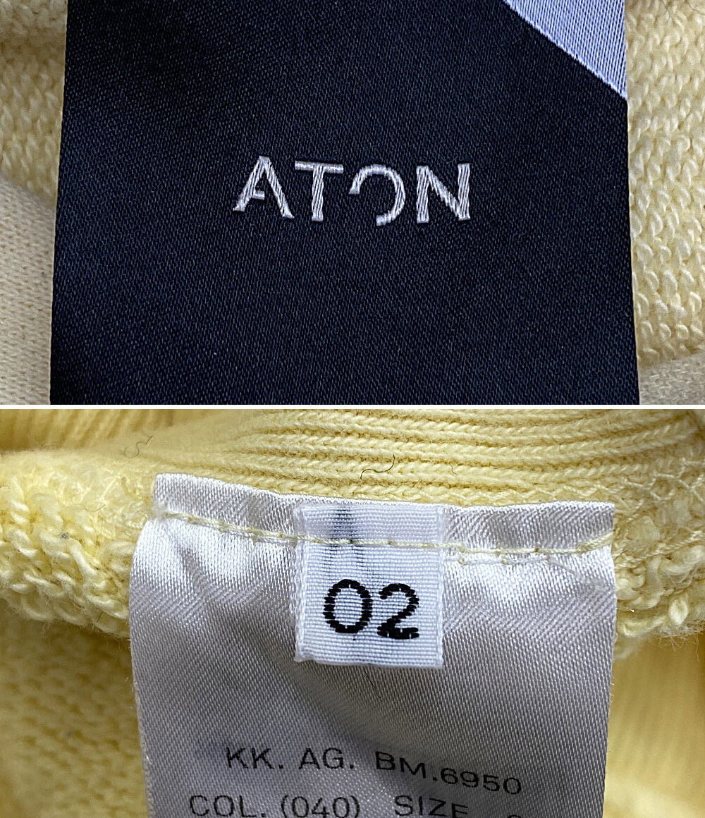 エイトン  パーカー NATURAL DYE URAKE HOODIE      メンズ SIZE 02  ATON