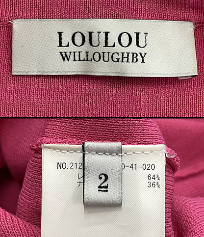 ルル ウィルビー ソウバリクルーコンパクトカーディガン      レディース SIZE 2  Loulou Willoughby