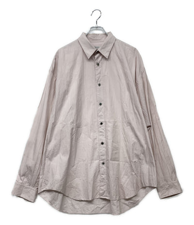 ジョンローレンスサリバン  長袖シャツ Wrinkled broadcloth oversized shirt      メンズ SIZE 48  JOHN LAWRENCE SULLIVAN