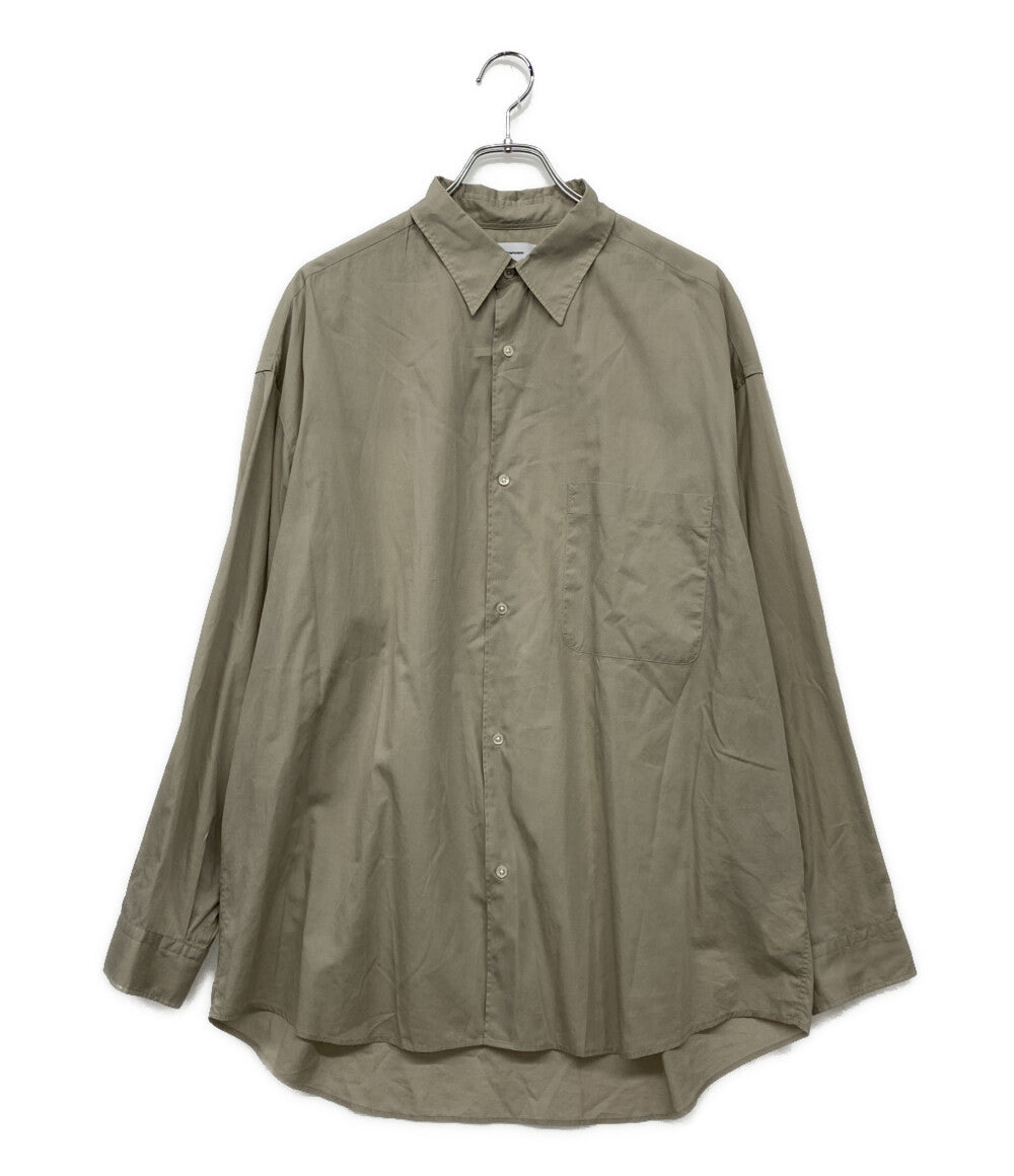 グラフペーパー 長袖シャツ Broad Oversized L S Shirt 19SS     メンズ SIZE F  Graphpaper