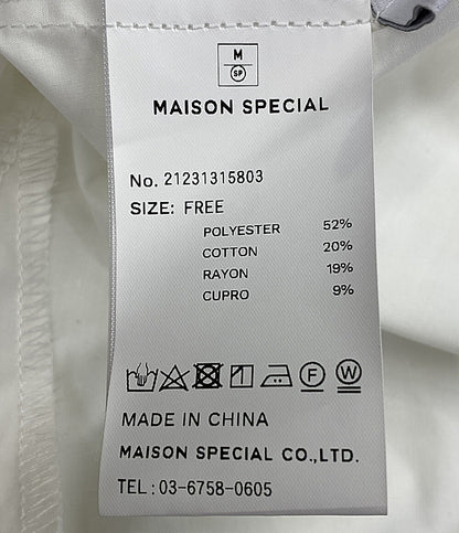 メゾン スペシャル 長袖シャツ Ribbon Sleeve Shirt      メンズ SIZE F  MAISON SPECIAL