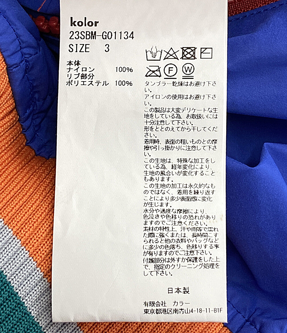 kolor BEACON カラー ビーコン ブルゾン Nyストレッチタフタブルゾン 23ss メンズ SIZE 3