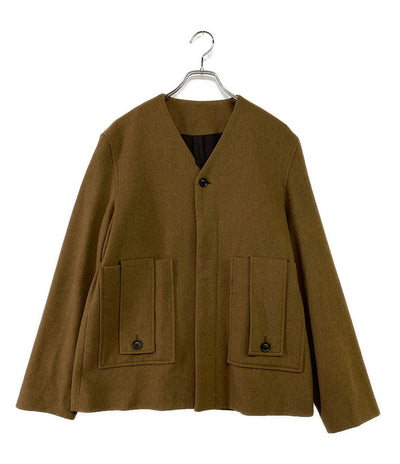 エドウィナホール  ノーカラージャケット THE SUN NOCOLLER JKT 17aw     メンズ SIZE M  edwina horl