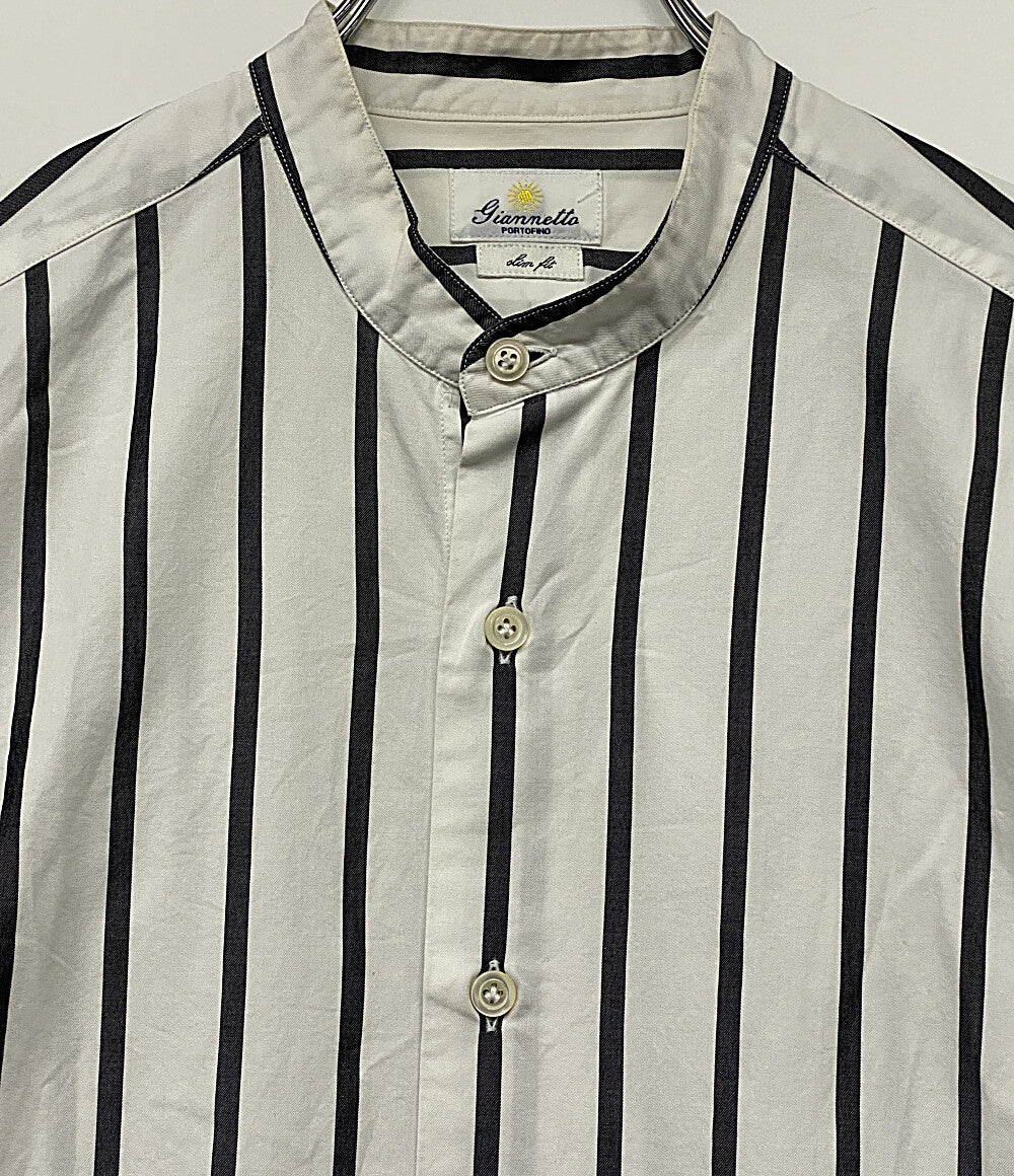 ジャンネット  長袖シャツ スタンドカラーシャツ      メンズ SIZE 40  GIANNETTO