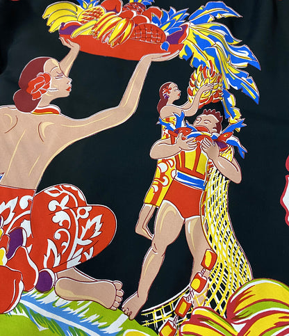 SUN SURF アロハシャツ 半袖 メンズ SIZE XS サンサーフ