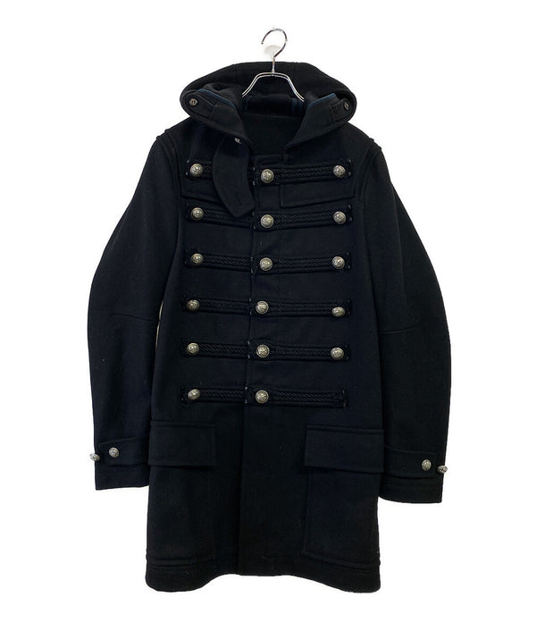 バルマン BALMAIN ダッフルコート バルマン ナポレオンコート ブラック メンズ SIZE 46 BALMAIN