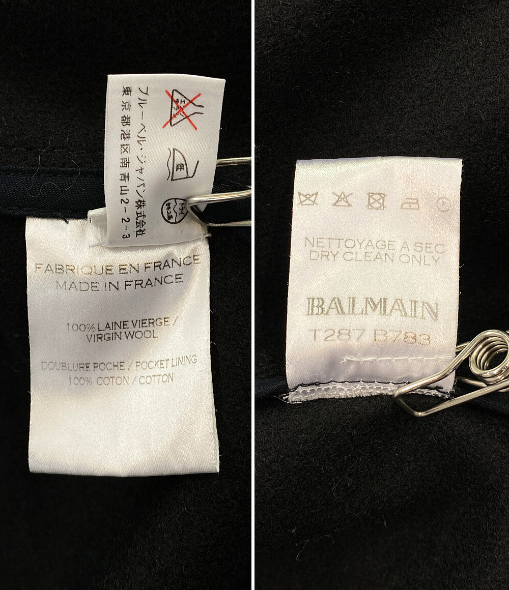 バルマン  ナポレオンコート ブラック       メンズ SIZE 46  BALMAIN