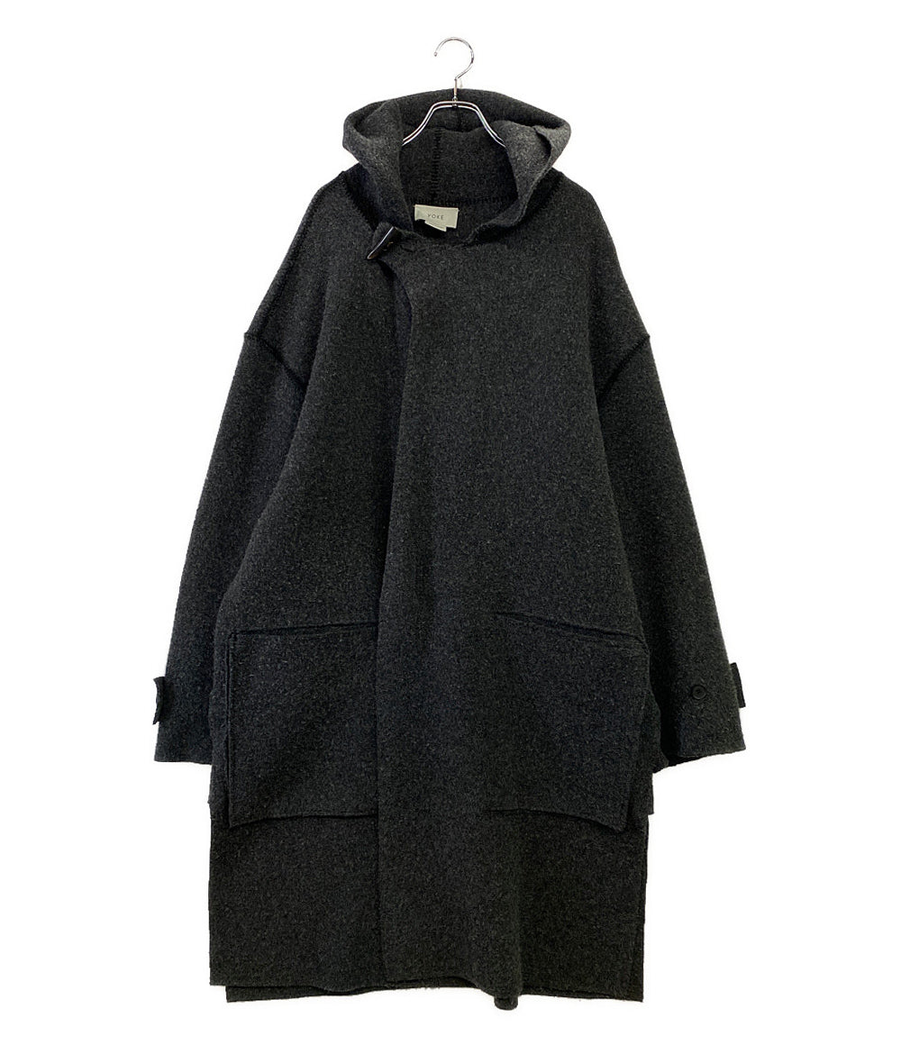 ヨーク フーディコート 7G MILANO RIBHOODED COAT      メンズ SIZE M  YOKE