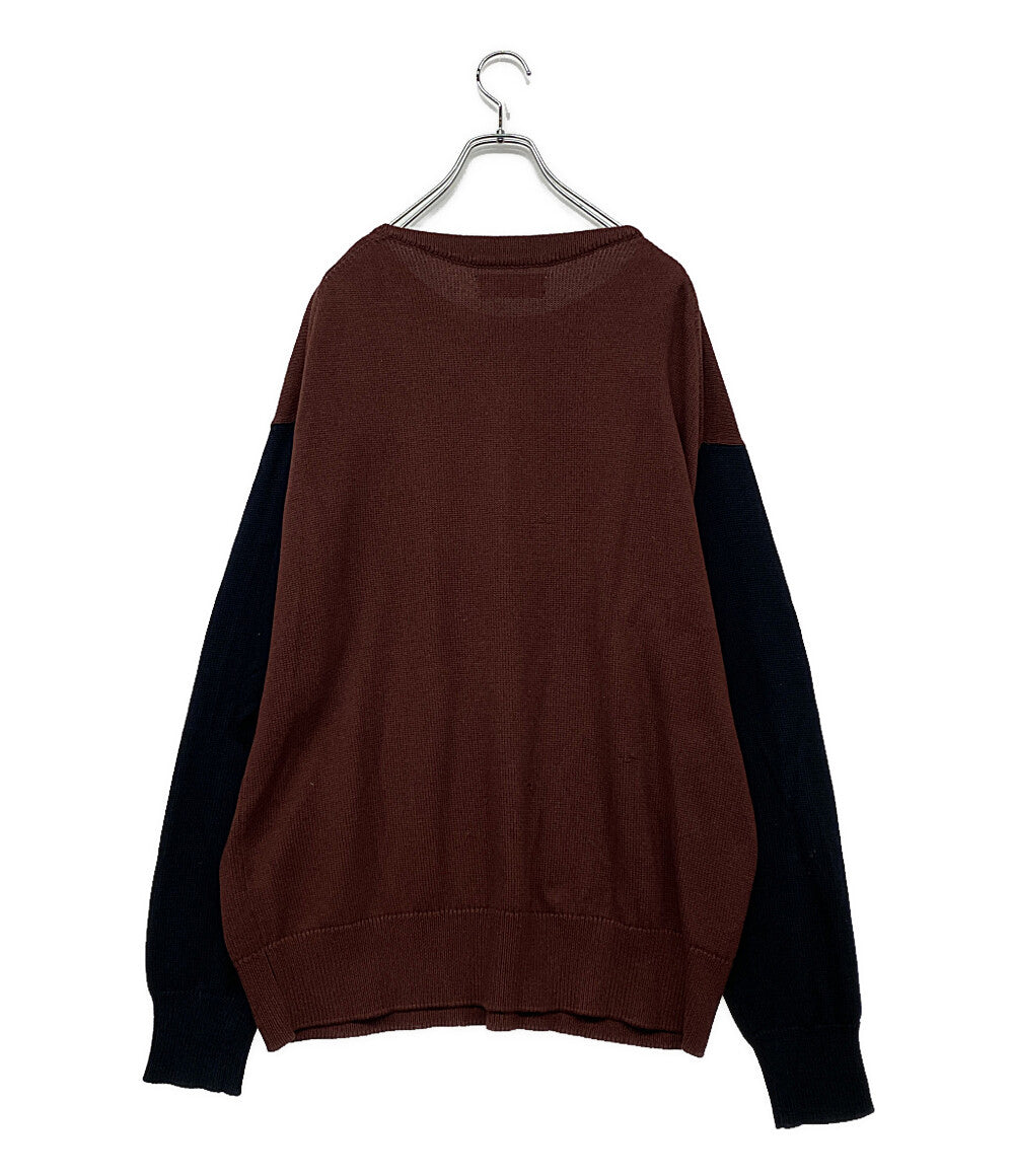 サウザンズ ニット ボルドー ネイビー 1000パッチ TH-056      メンズ SIZE L  1000S thousands