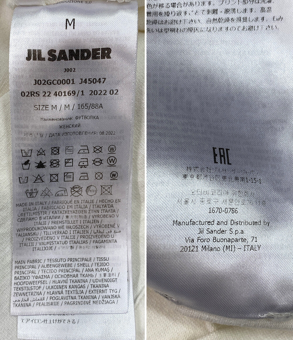 ジルサンダー  半袖Ｔシャツ ロゴ      メンズ SIZE M  Jil sander