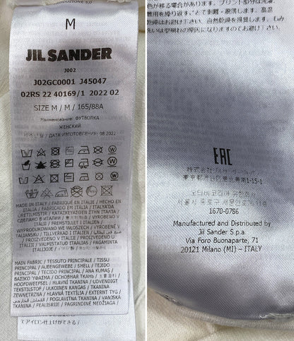 ジルサンダー  半袖Ｔシャツ ロゴ      メンズ SIZE M  Jil sander