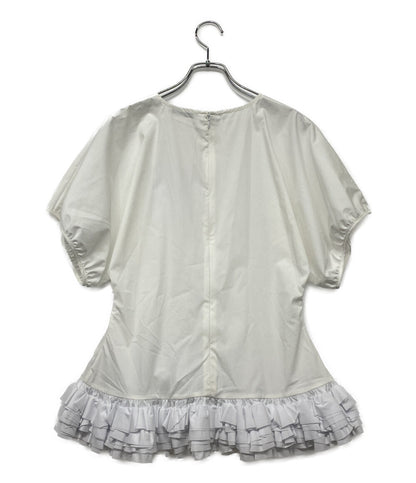 美品 モリーゴダード カットソー フリル切替 レディース SIZE UK6 MOLLY GODDARD