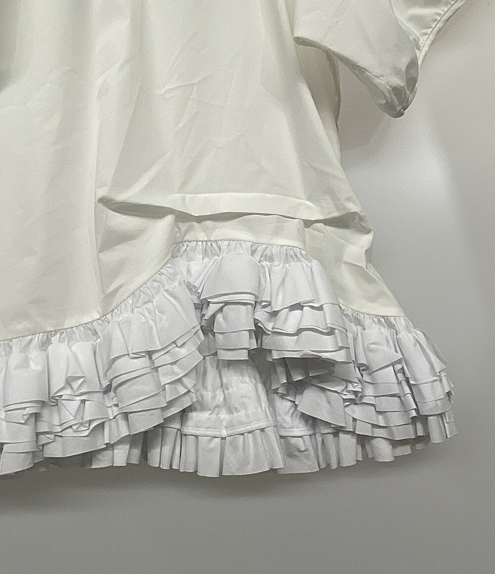 美品 モリーゴダード カットソー フリル切替 レディース SIZE UK6 MOLLY GODDARD