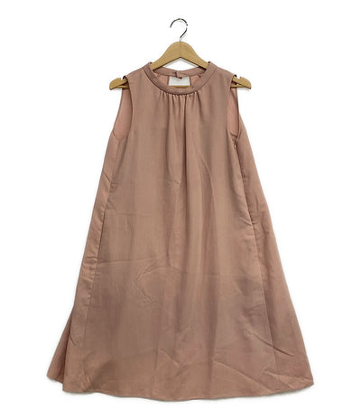 FOXEY フォクシー ウールポリノースリーブワンピ 35300-S0FZ21T レディース SIZE 38