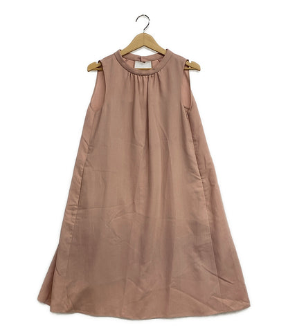 FOXEY フォクシー ウールポリノースリーブワンピ 35300-S0FZ21T レディース SIZE 38