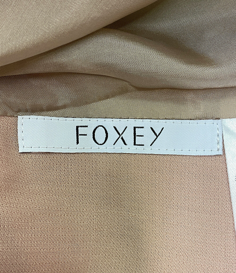 FOXEY フォクシー ウールポリノースリーブワンピ 35300-S0FZ21T レディース SIZE 38