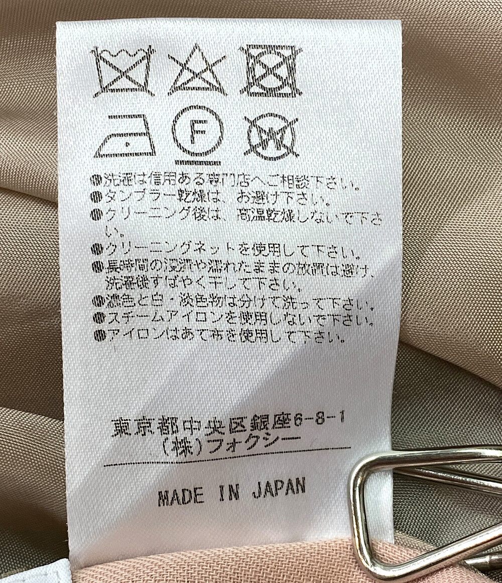 FOXEY フォクシー ウールポリノースリーブワンピ 35300-S0FZ21T レディース SIZE 38