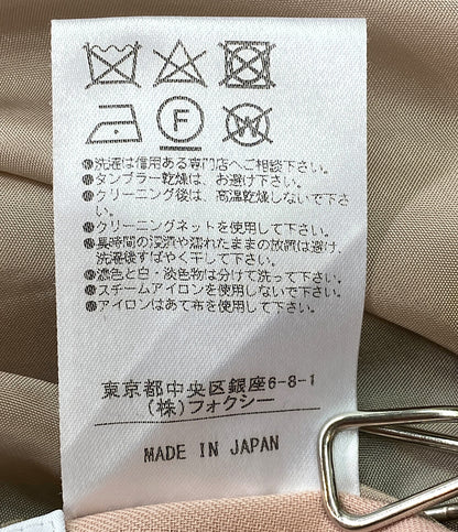 FOXEY フォクシー ウールポリノースリーブワンピ 35300-S0FZ21T レディース SIZE 38