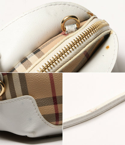 バーバリー  ショルダーバッグ ノバチェック レザー切替ショルダーバッグ      レディース   BURBERRY