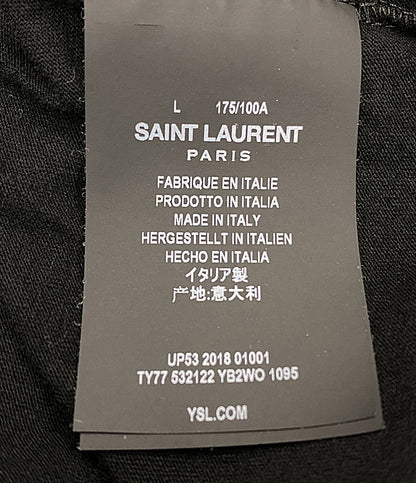 サンローラン  半袖Ｔシャツ トランプ      メンズ SIZE L  Saint laurent