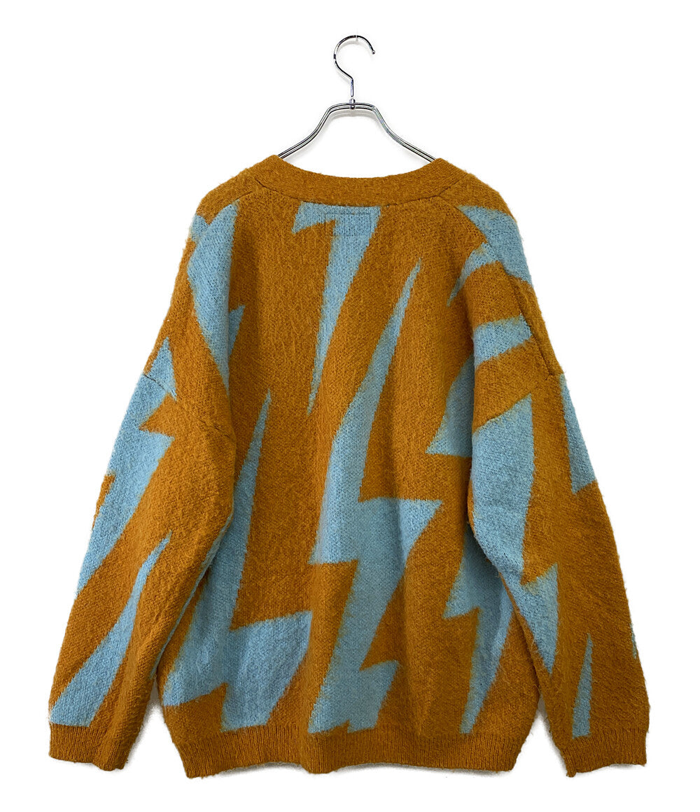 ジャストノイズ モヘヤカーディガン Lightning Cardigan 22aw     メンズ SIZE 1  just NOISE