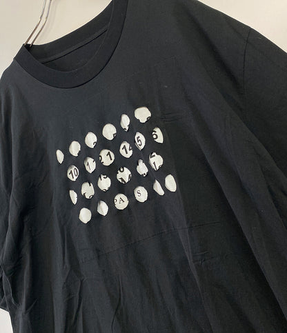 メゾンマルジェラ  半袖Ｔシャツ PUNCHED HOLES LOGO TEE 20aw     メンズ SIZE 46  Maison Margiela