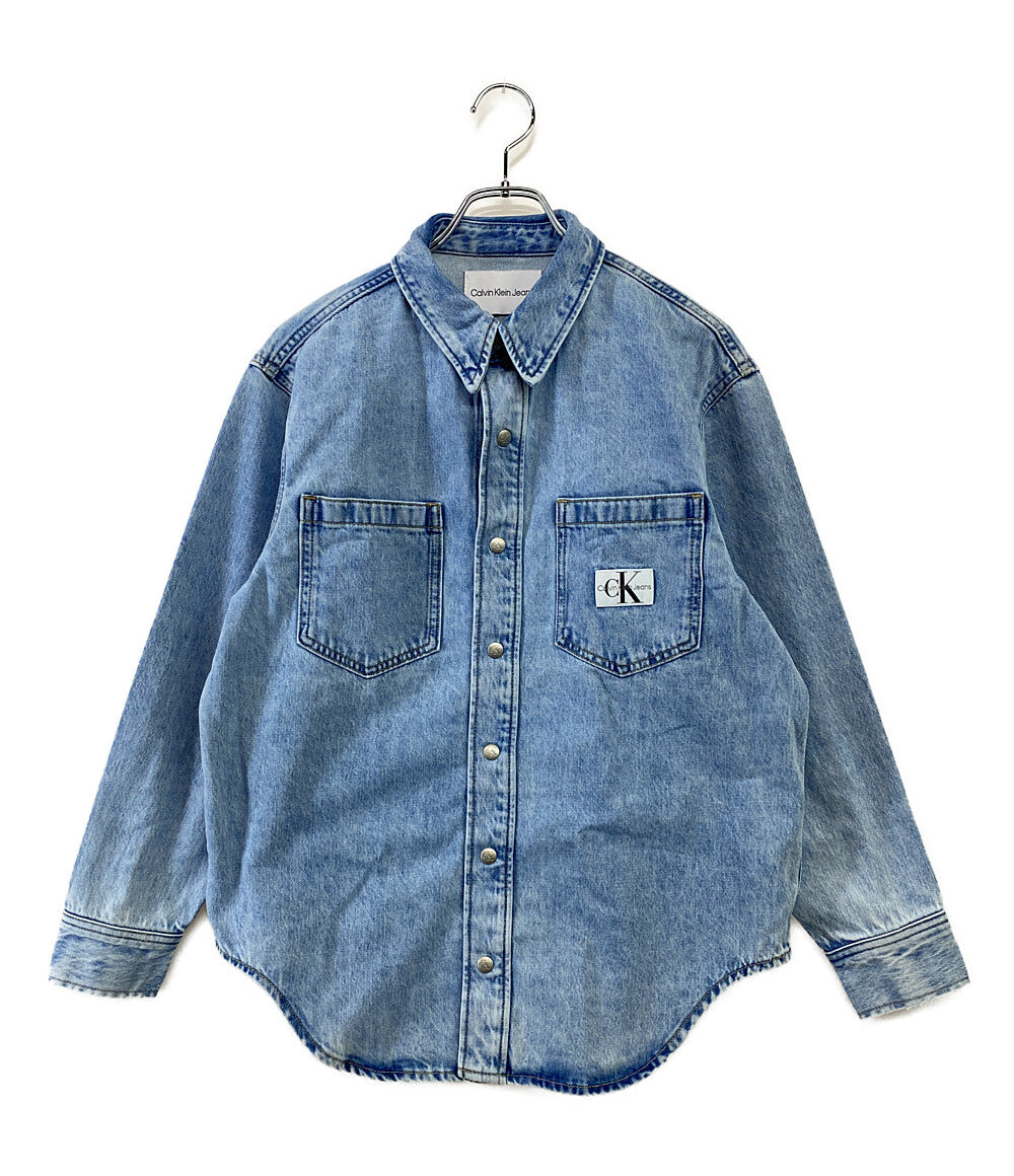 カルバンクライン  長袖デニムシャツ OVER SIZED DENIM SHIRT      メンズ SIZE XS  calvin klein