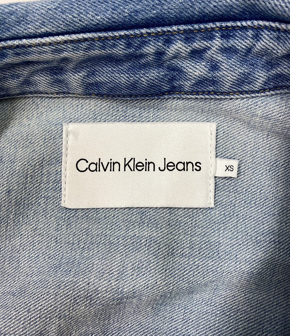 カルバンクライン  長袖デニムシャツ OVER SIZED DENIM SHIRT      メンズ SIZE XS  calvin klein