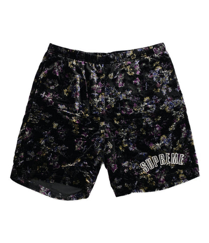 シュプリーム  ショートパンツ FLORAL VELOUR SHORT 19AW     メンズ SIZE M  Supreme