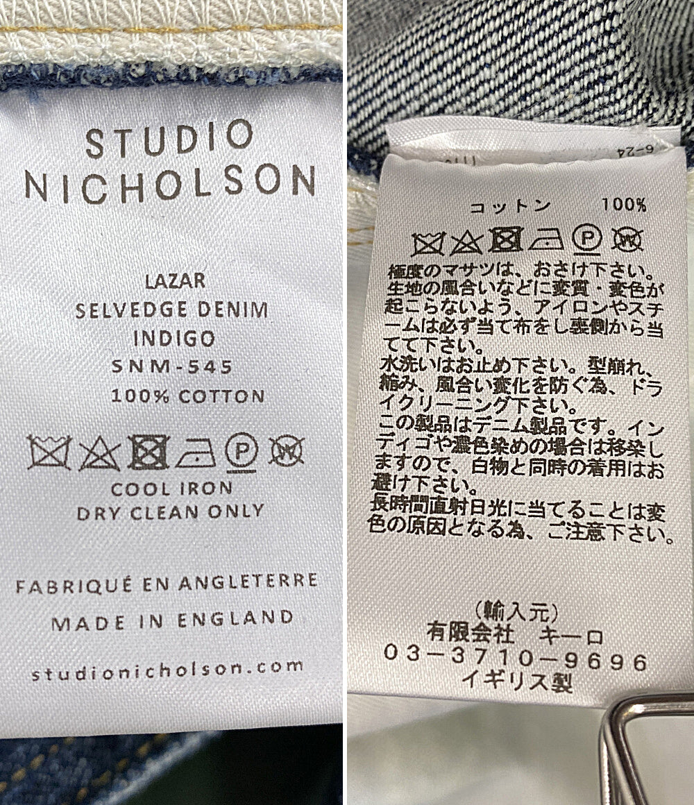 スタジオニコルソン  デニムジャケット Denim Jacket      メンズ SIZE M  STUDIO NICHOLSON