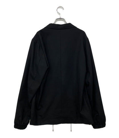 オーエーエムシー  ジャケット ブラック POLI JACKET ポリエステルテーラードジャケット      メンズ SIZE MEDIUM  OAMC