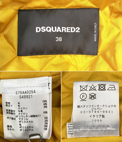 ディースクエアード  中綿ブルゾン フーディ Check Wool Anorak Jacket 18aw     メンズ SIZE 38  DSQUARED2