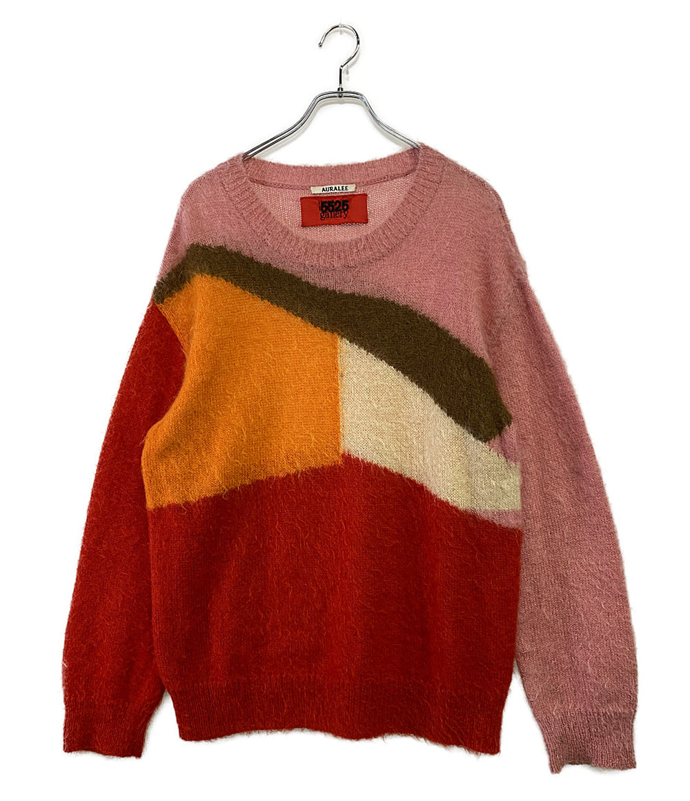 オーラリー  モヘヤニット 5525gallery Super Kid Mohair Knit      メンズ SIZE 3  AURALEE