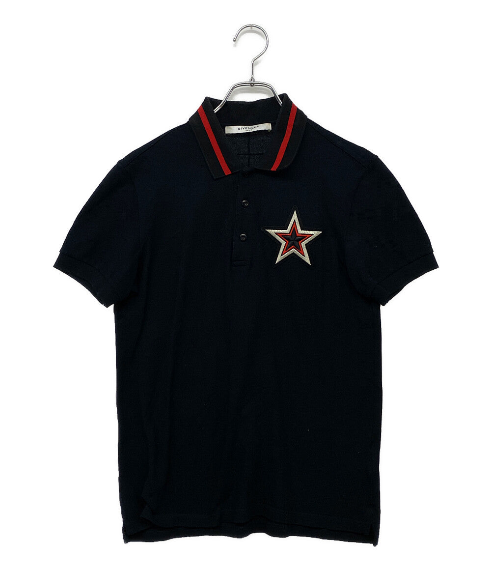 ジバンシィ  ポロシャツ Cuban Embroidered Star Chest Polo     BM700Z3006 メンズ SIZE XS  GIVENCHY