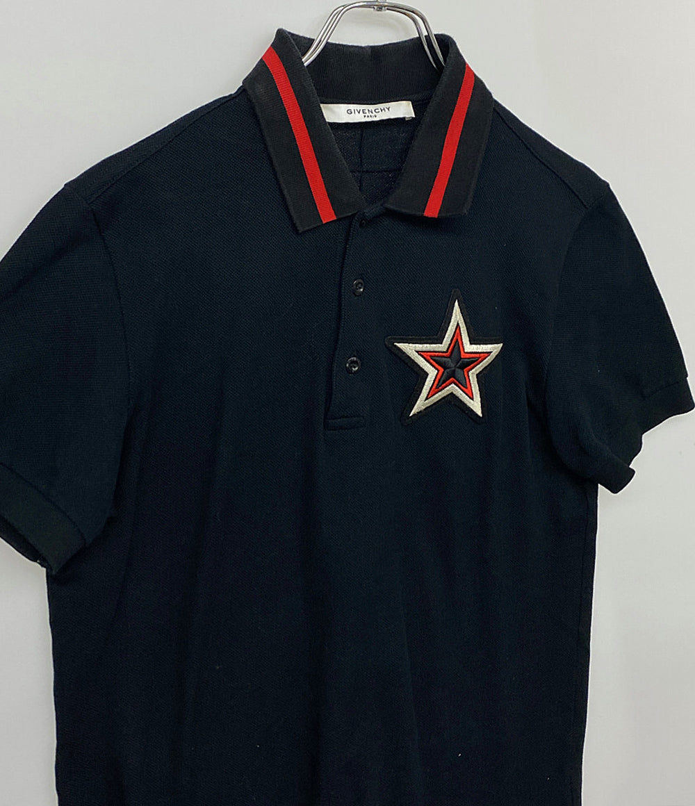 ジバンシィ  ポロシャツ Cuban Embroidered Star Chest Polo     BM700Z3006 メンズ SIZE XS  GIVENCHY