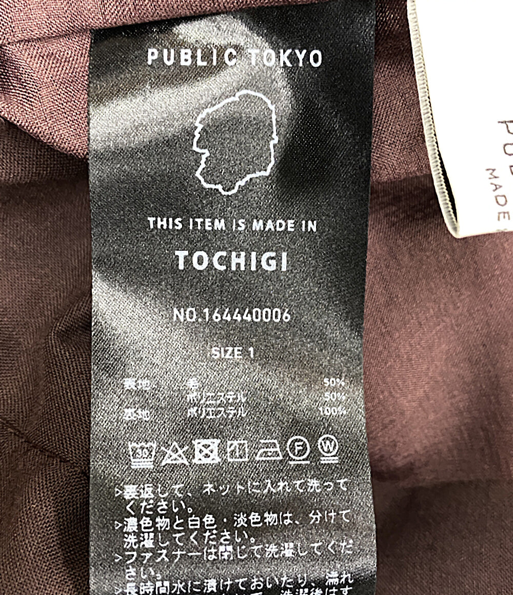 パブリックトウキョウ ドライトロセンターラインパンツ      レディース SIZE 1  PUBLIC TOKYO