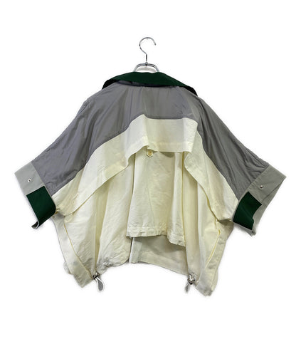 サカイ  ケープジャケット grosgrain cape jacket 22ss     レディース SIZE 3  sacai