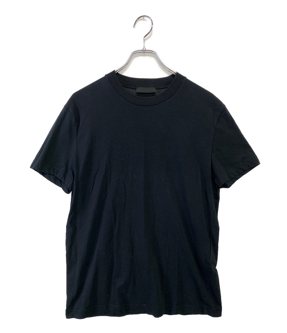 プラダ  ロゴパッチクルーネックカットソー ブラック 2018     レディース SIZE L  PRADA