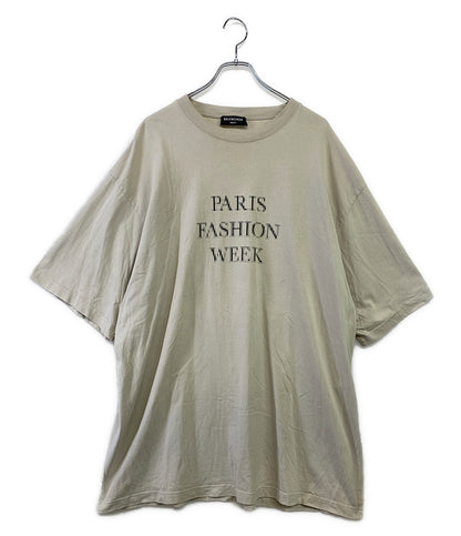 バレンシアガ  半袖Ｔシャツ PARIS FASHION WEEK FLATGROUND       メンズ SIZE L  BALENCIAGA