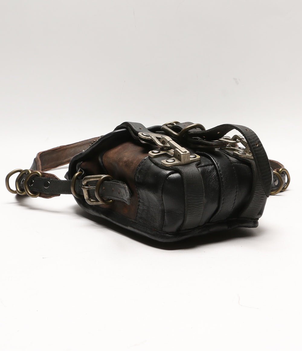 ケムリ  ショルダーバッグ LEATHER SHOULDER POUCH      メンズ   KMRii